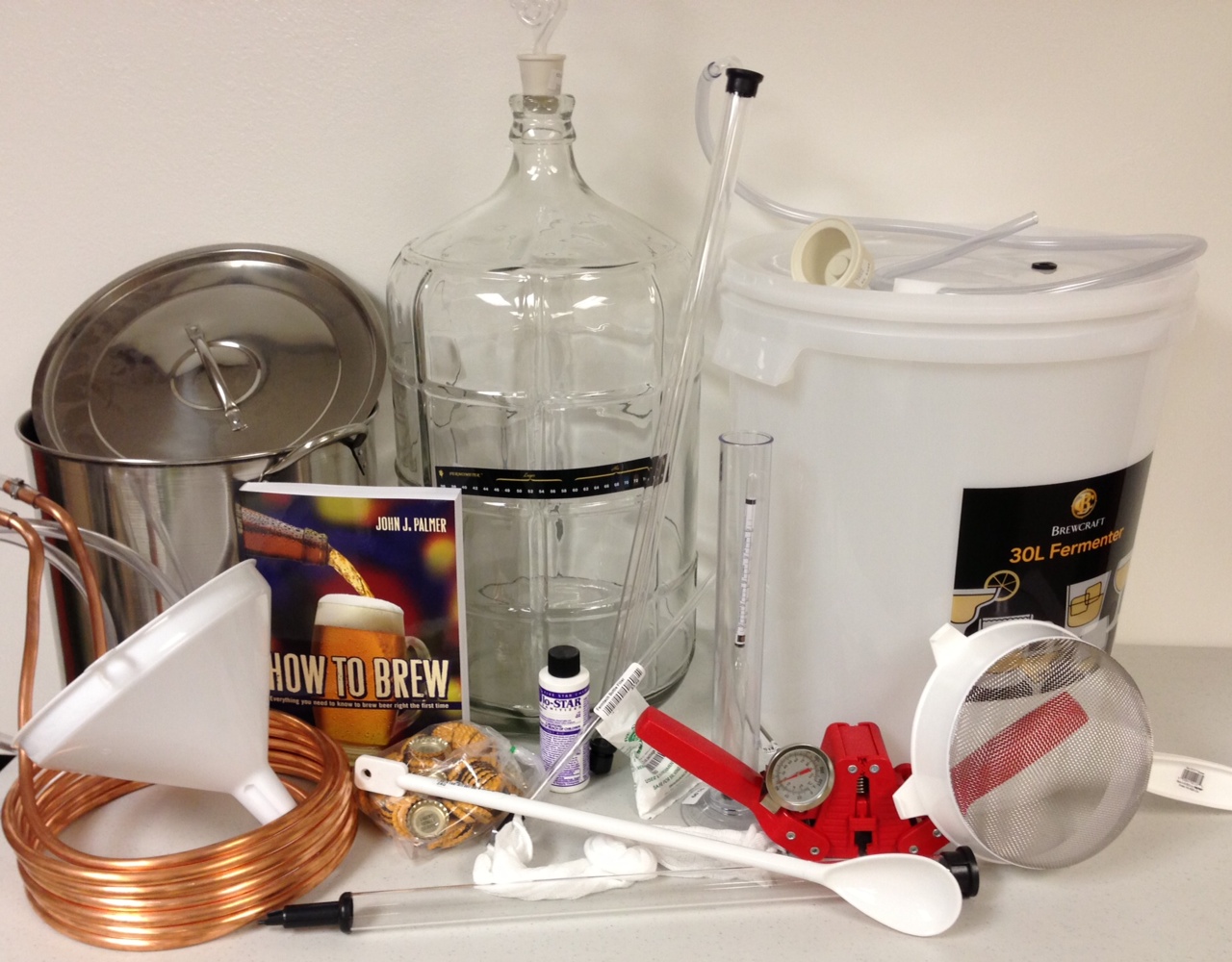 Ultimate Brewing Kit (Glass Carboy) Bader Beer & Wine Supply